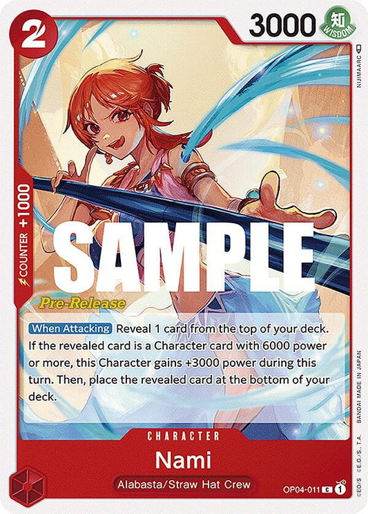Nami [OP04-011] OP04 Kingdoms of Intrigue - Pre-release Pack