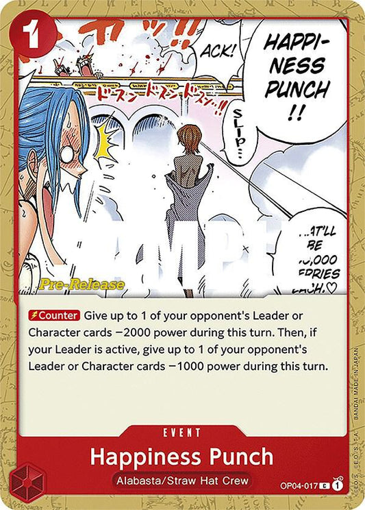 Happiness Punch [OP04-017] OP04 Kingdoms of Intrigue - Pre-release Pack