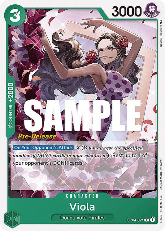 Viola [OP04-021] OP04 Kingdoms of Intrigue - Pre-release Pack