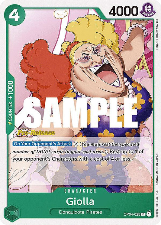 Giolla [OP04-025] OP04 Kingdoms of Intrigue - Pre-release Pack