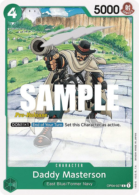 Daddy Masterson [OP04-027] OP04 Kingdoms of Intrigue - Pre-release Pack