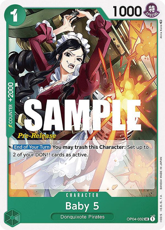 Baby 5 [OP04-032] OP04 Kingdoms of Intrigue - Pre-release Pack