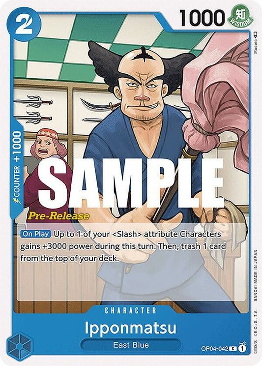 Ipponmatsu [OP04-042] OP04 Kingdoms of Intrigue - Pre-release Pack