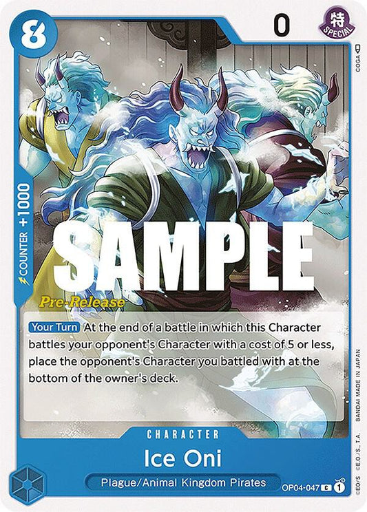 Ice Oni [OP04-047] OP04 Kingdoms of Intrigue - Pre-release Pack