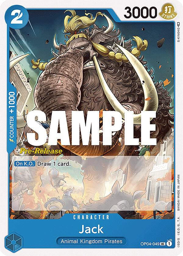 Jack [OP04-049] OP04 Kingdoms of Intrigue - Pre-release Pack