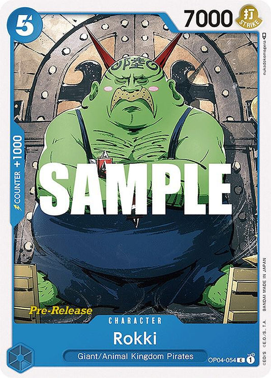Rokki [OP04-054] OP04 Kingdoms of Intrigue - Pre-release Pack