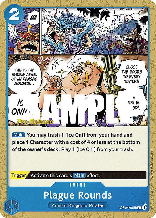 Plague Rounds [OP04-055] OP04 Kingdoms of Intrigue - Pre-release Pack