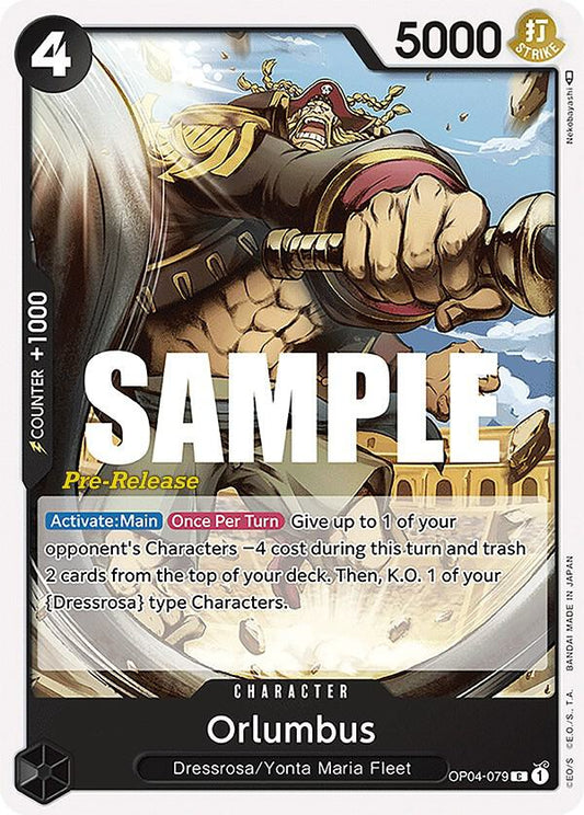 Orlumbus [OP04-079] OP04 Kingdoms of Intrigue - Pre-release Pack