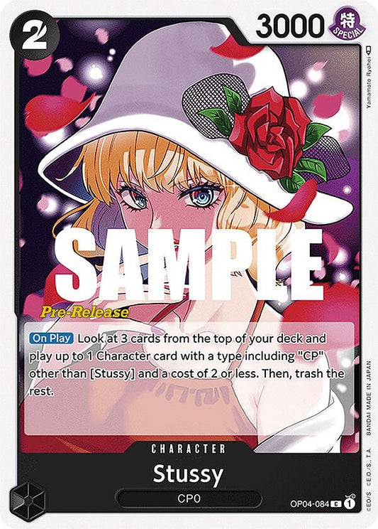 Stussy [OP04-084] OP04 Kingdoms of Intrigue - Pre-release Pack