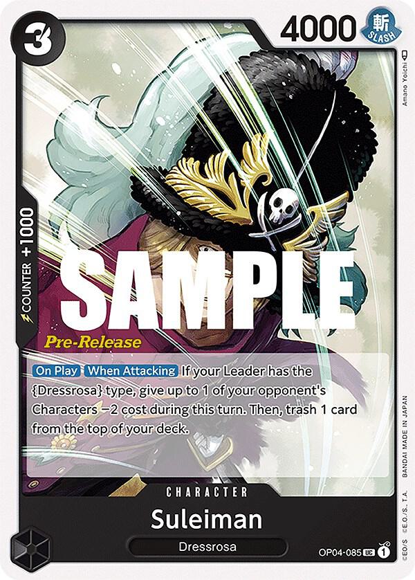 Suleiman [OP04-085] OP04 Kingdoms of Intrigue - Pre-release Pack