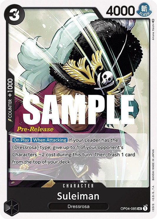 Suleiman [OP04-085] OP04 Kingdoms of Intrigue - Pre-release Pack