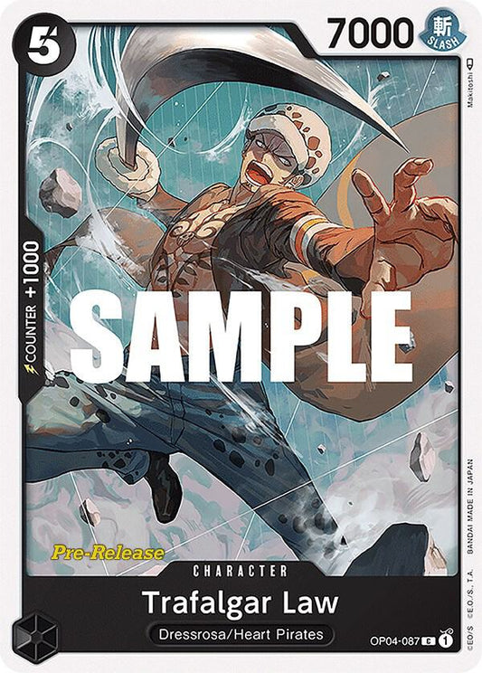 Trafalgar Law [OP04-087] OP04 Kingdoms of Intrigue - Pre-release Pack