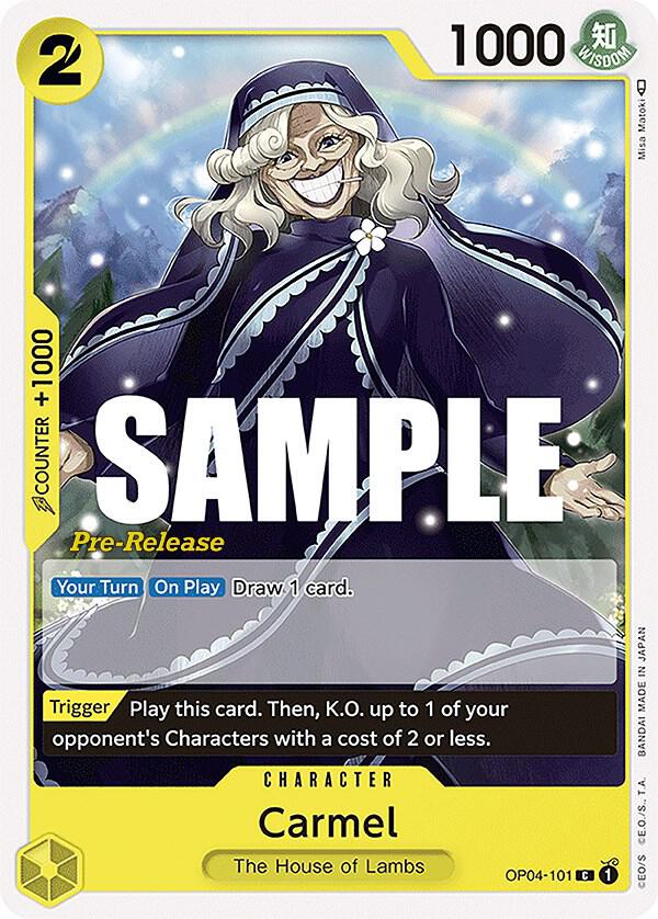 Carmel [OP04-101] OP04 Kingdoms of Intrigue - Pre-release Pack