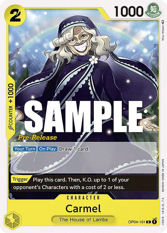 Carmel [OP04-101] OP04 Kingdoms of Intrigue - Pre-release Pack