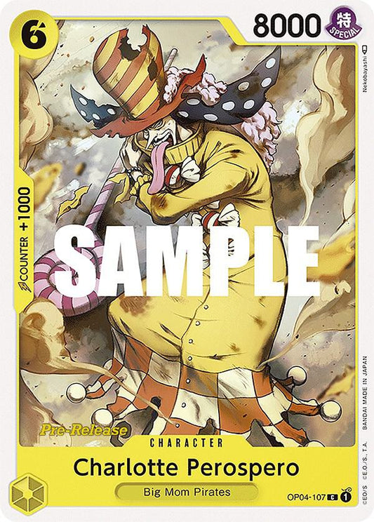 Charlotte Perospero [OP04-107] OP04 Kingdoms of Intrigue - Pre-release Pack