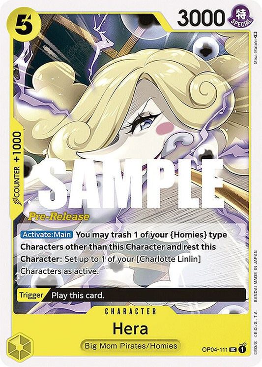 Hera [OP04-111] OP04 Kingdoms of Intrigue - Pre-release Pack