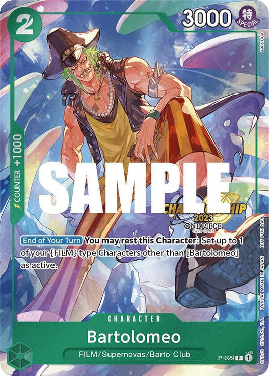 Bartolomeo [P-029] Championship 2023 Event Pack Finalist