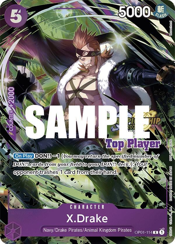 X.Drake [OP01-114] Championship 2023 Top Prize Pack