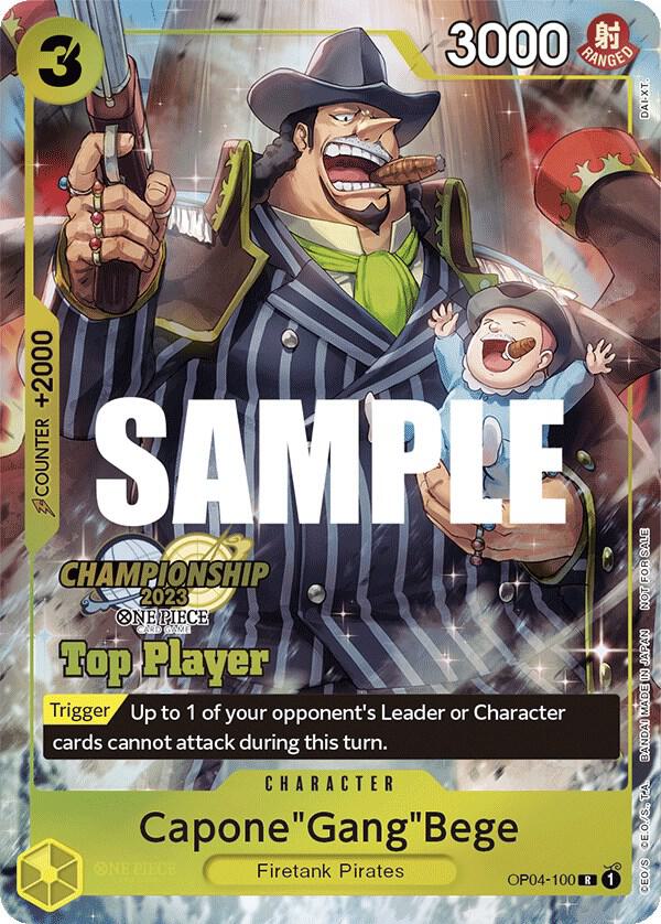Capone"Gang"Bege [OP04-100] Championship 2023 Top Prize Pack