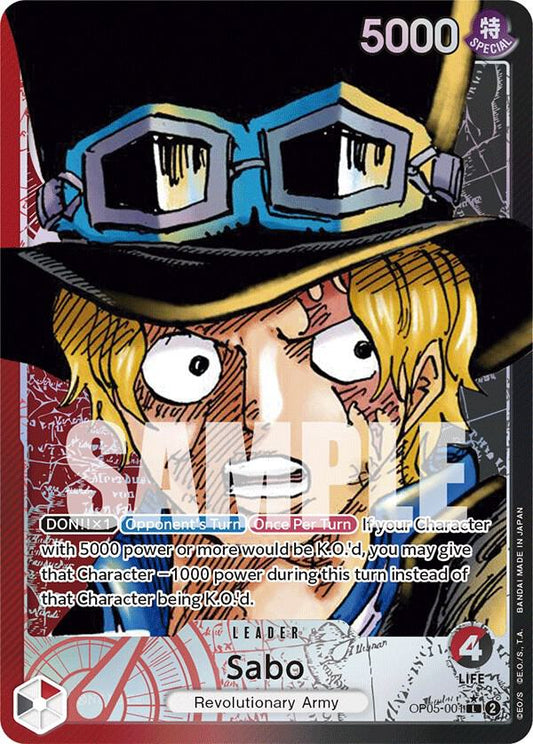 Sabo (Parallel Alternate Art) [OP05-001] OP05 - Awakening of the New Era