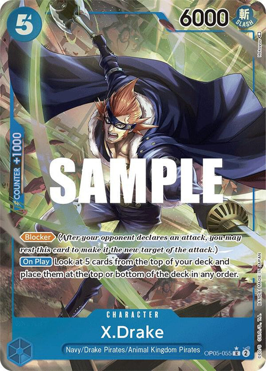 X.Drake (Parallel Alternate Art) [OP05-055] OP05 - Awakening of the New Era
