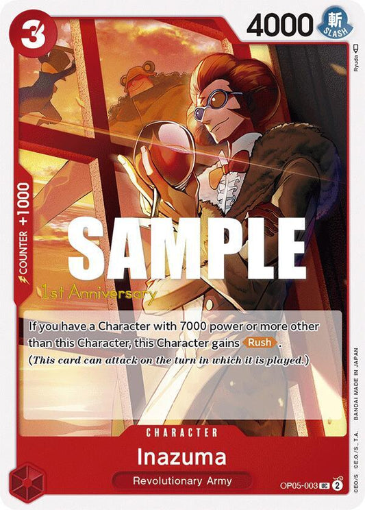 Inazuma [OP05-003] 1st Anniversary - Tournament Pack