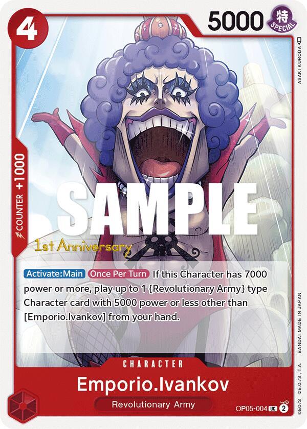 Emporio.Ivankov [OP05-004] 1st Anniversary - Tournament Pack
