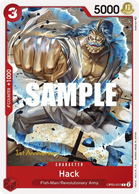 Hack [OP05-012] 1st Anniversary - Tournament Pack