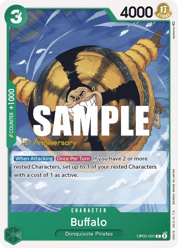 Buffalo [OP05-031] 1st Anniversary - Tournament Pack