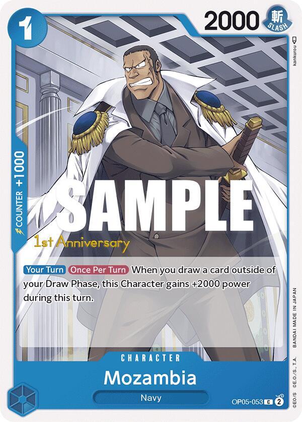 Mozambia [OP05-053] 1st Anniversary - Tournament Pack