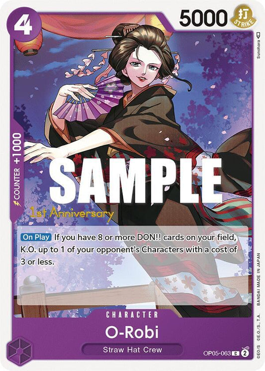 O-Robi [OP05-063] 1st Anniversary - Tournament Pack