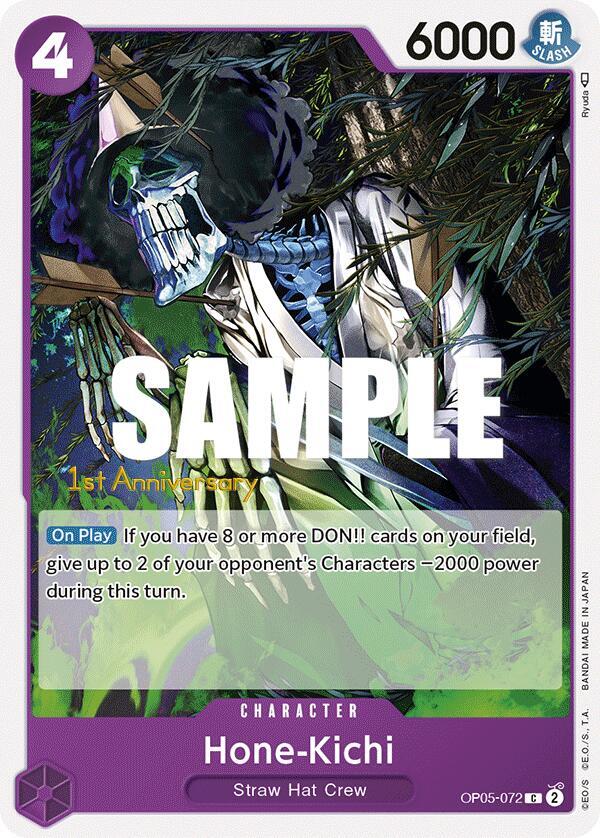 Hone-Kichi [OP05-072] 1st Anniversary - Tournament Pack