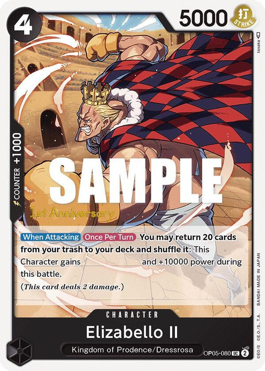 Elizabello II [OP05-080] 1st Anniversary - Tournament Pack