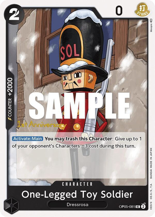 One-Legged Toy Soldier [OP05-081] 1st Anniversary - Tournament Pack