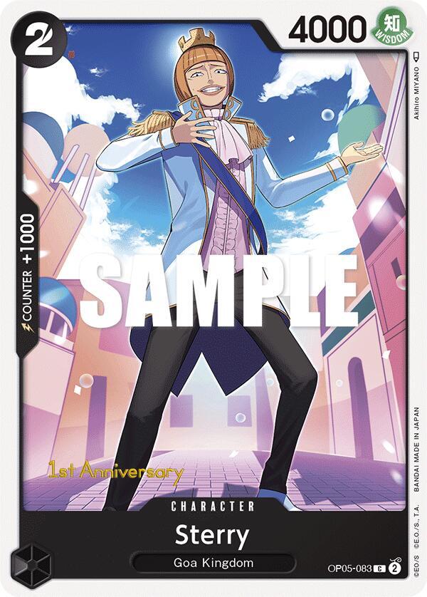 Sterry [OP05-083] 1st Anniversary - Tournament Pack