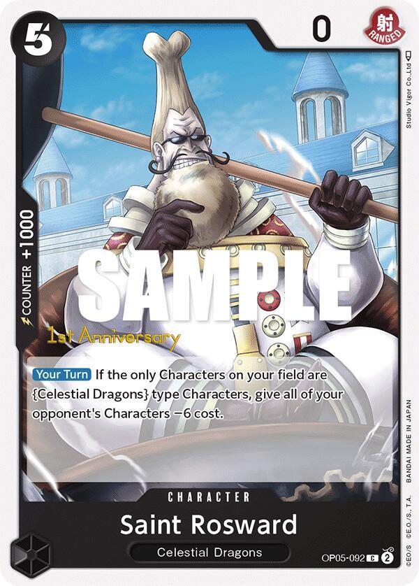 Saint Rosward [OP05-092] 1st Anniversary - Tournament Pack