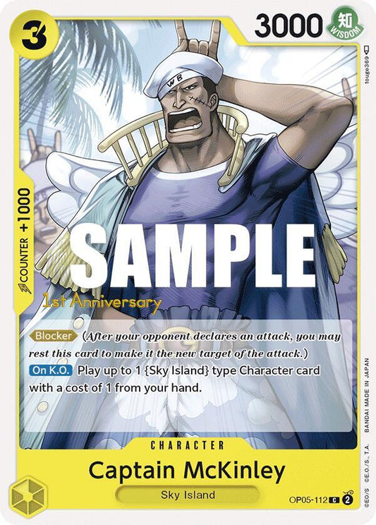 Captain McKinley [OP05-112] 1st Anniversary - Tournament Pack