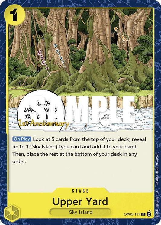 Upper Yard [OP05-117] 1st Anniversary - Tournament Pack