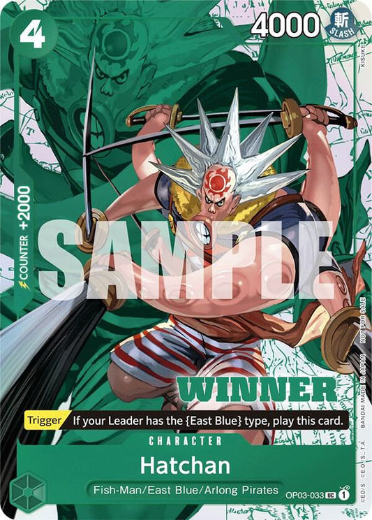 Hatchan [OP03-033] Tournament Pack Vol. 6 Winner