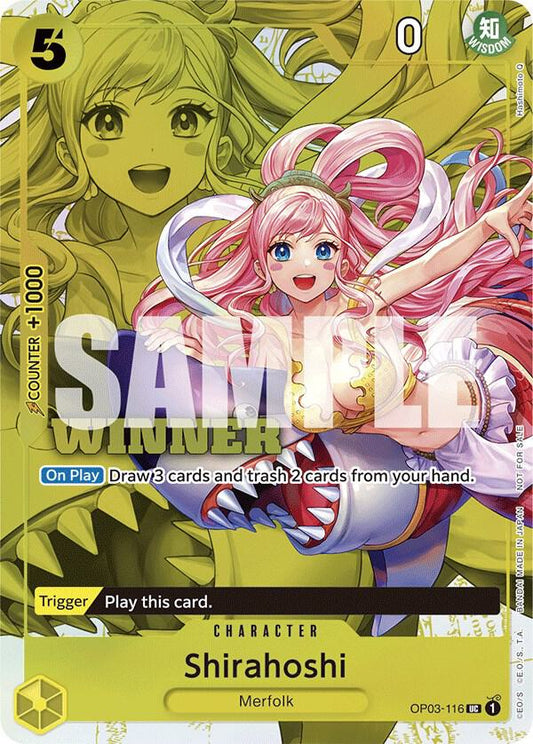 Shirahoshi [OP03-116] Tournament Pack Vol. 6 Winner