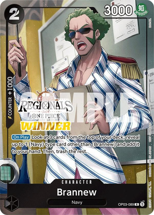 Brannew [OP03-089] Online Regional 2024 Vol. 1 Winner Pack