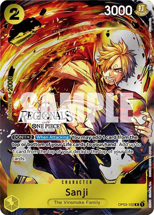 Sanji (Online Regional 2024) [Participant] - One Piece Promotion Cards (OP-PR)