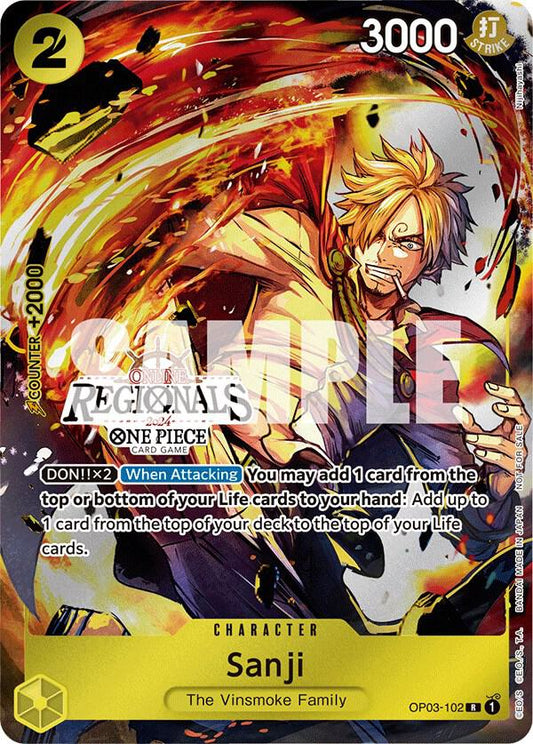 Sanji [OP03-102] Online Regional 2024 Vol. 1 Participation Pack