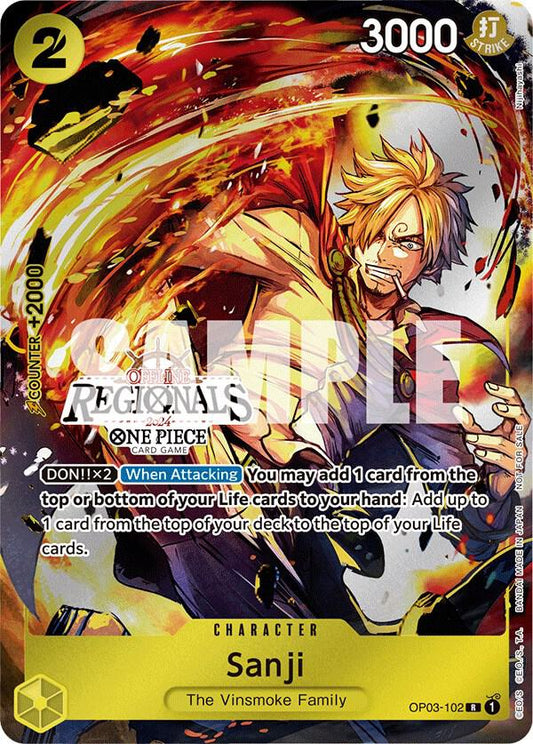 サンジ [OP03-102] オフラインリージョナル2024 Vol.1 参加パック