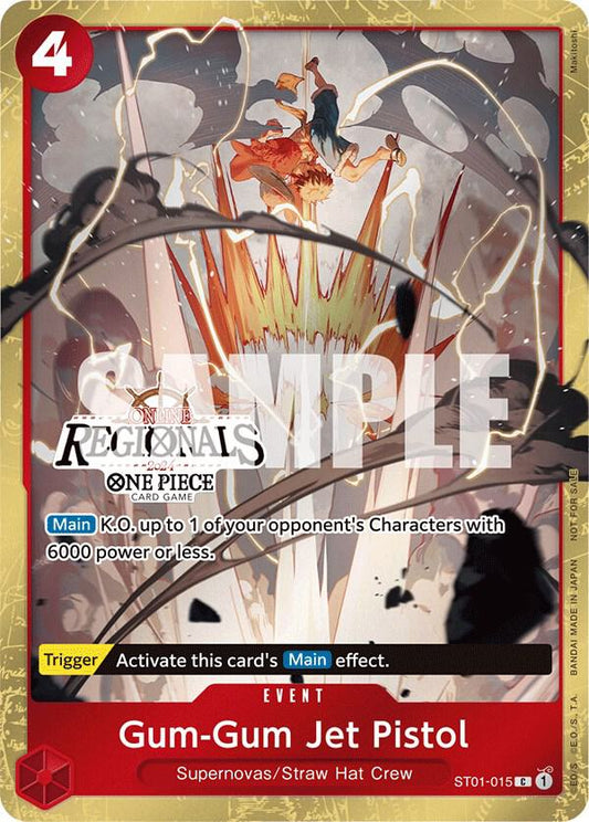 Gum-Gum Jet Pistol [ST01-015] Online Regional 2024 Vol. 1 Participation Pack