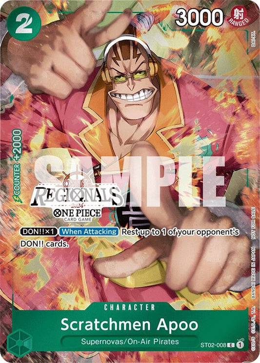 Scratchmen Apoo [ST02-008] Online Regional 2024 Vol. 1 Participation Pack