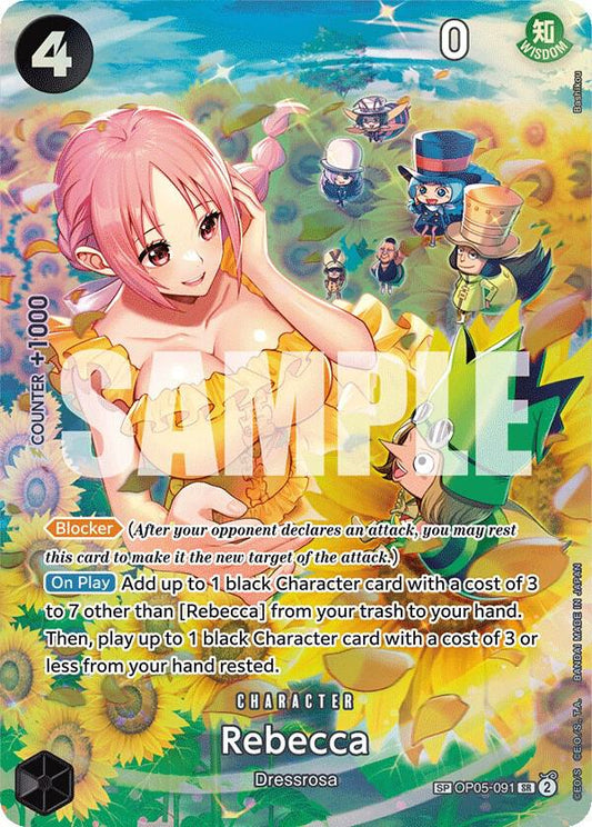 レベッカ（SP）[OP05-091] OP06 ブースターパック キャプテンの翼