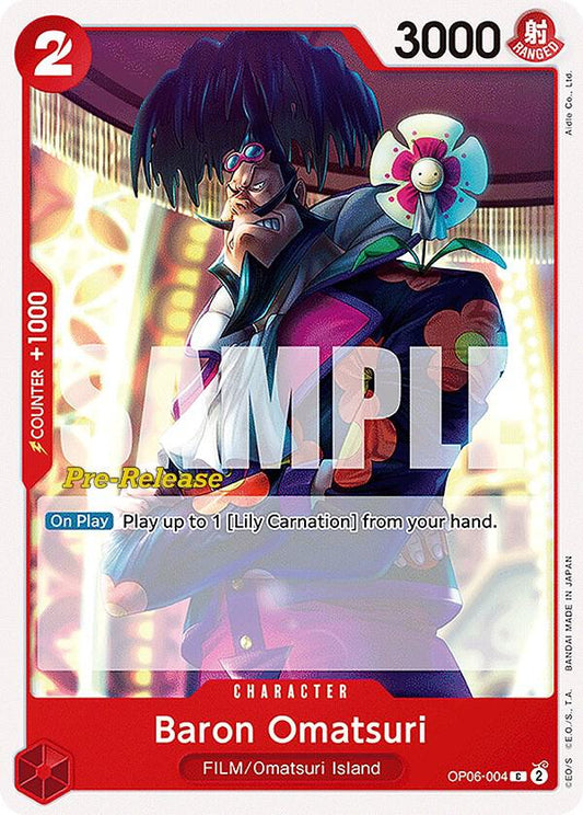 Baron Omatsuri [OP06-004] OP06 Wings of the Captain - Pre-release Pack