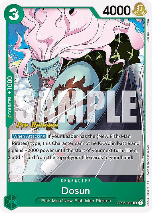 Dosun [OP06-030] OP06 Wings of the Captain - Pre-release Pack
