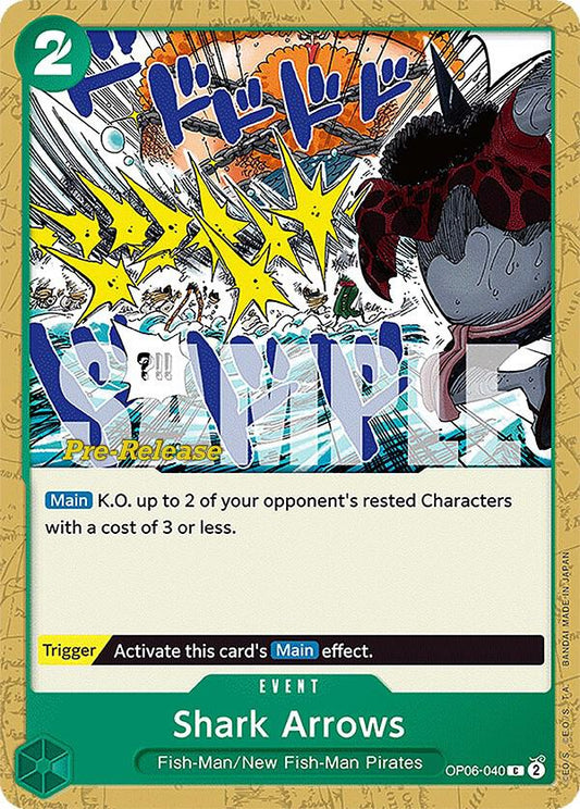 Shark Arrows [OP06-040] OP06 Wings of the Captain - Pre-release Pack